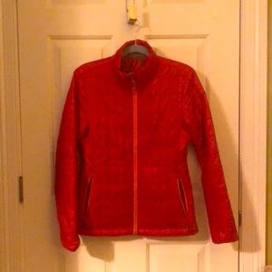 Red stio down jacket